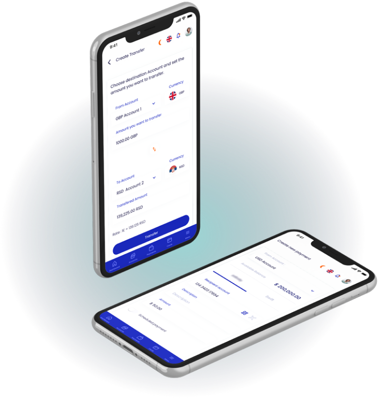 Bank Mobile mockup