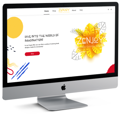 E commerce first mockup