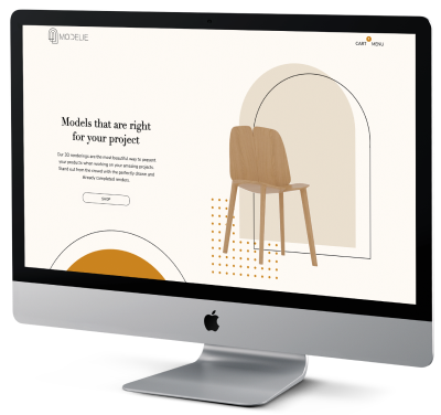 E commerce second mockup