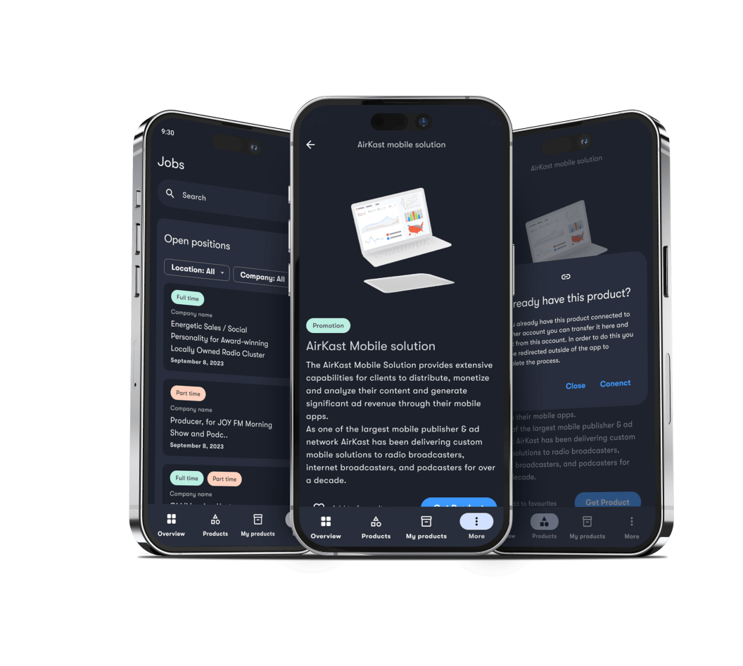 Media Exchange mockup